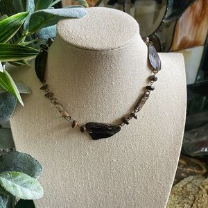 Vintage Stone Beaded Necklace